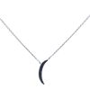 Joyas De Plata BLACK Collares Con Circon | Collar Luna Con Micro Circon