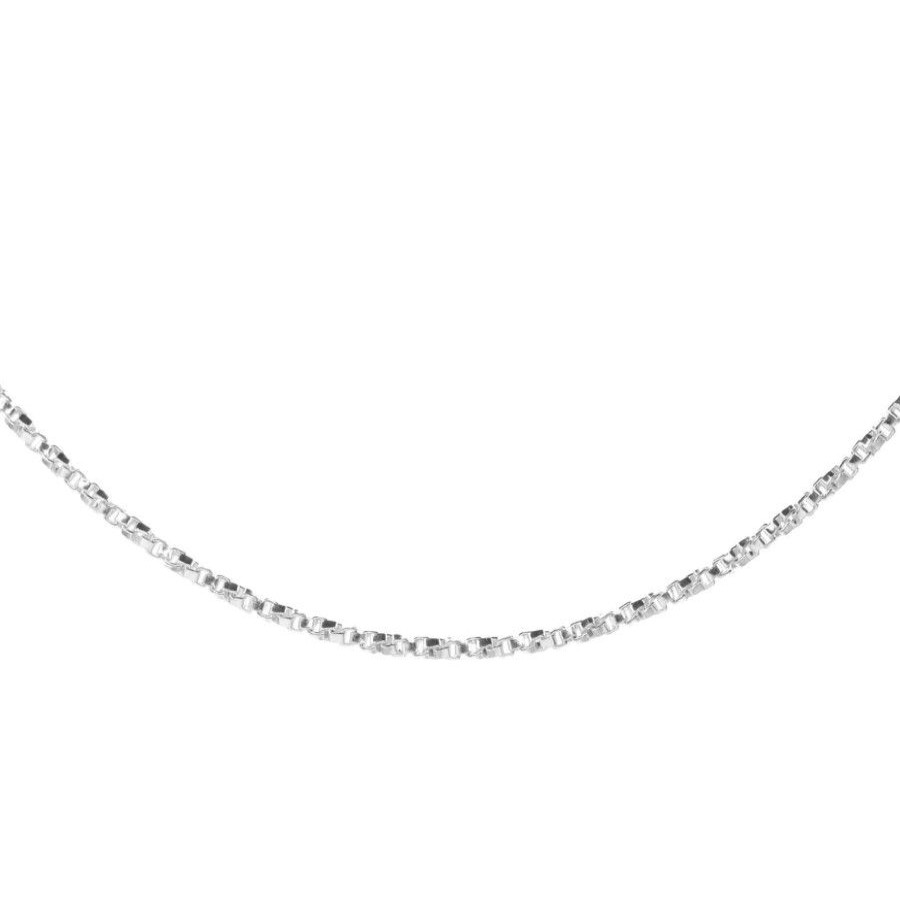 Joyas De Plata Marca DJOYAS | Cadena De Plata 925 Estilo Veneciana 45 Cm