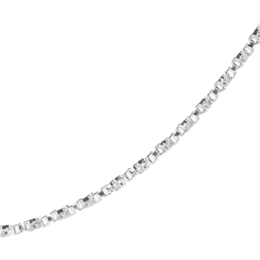 Joyas De Plata Marca DJOYAS | Cadena De Plata 925 Estilo Veneciana 45 Cm