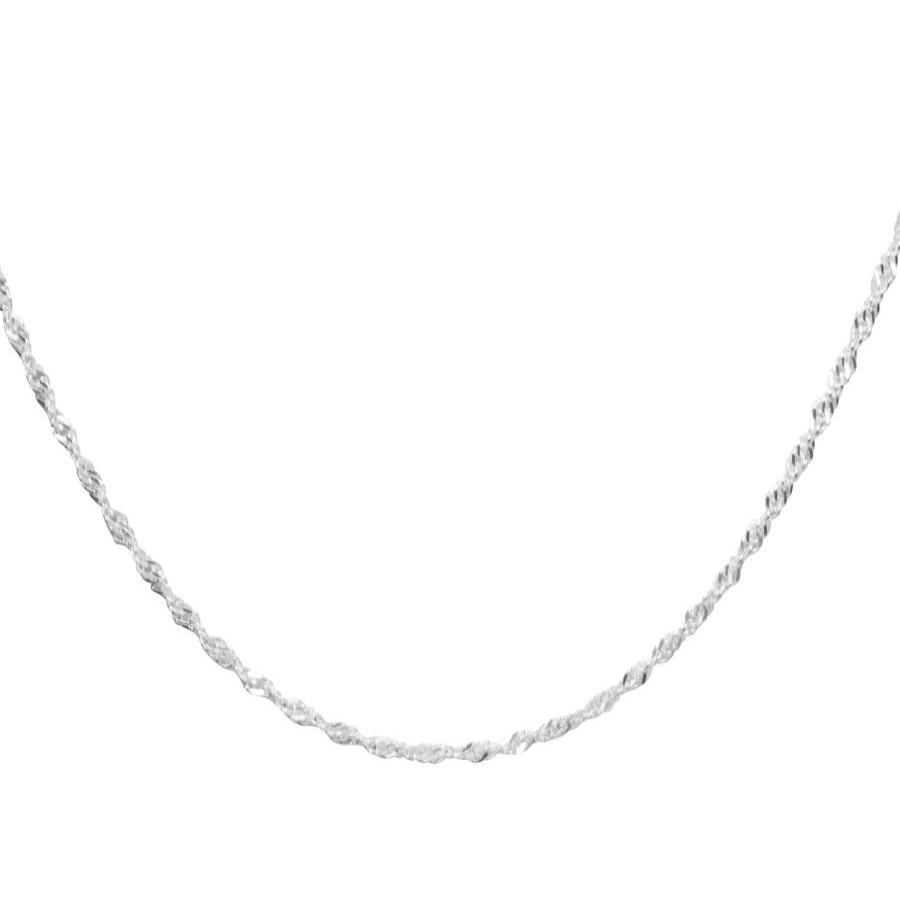 Joyas De Plata BLACK | Cadena De Plata 925 Singapur 70 Cm