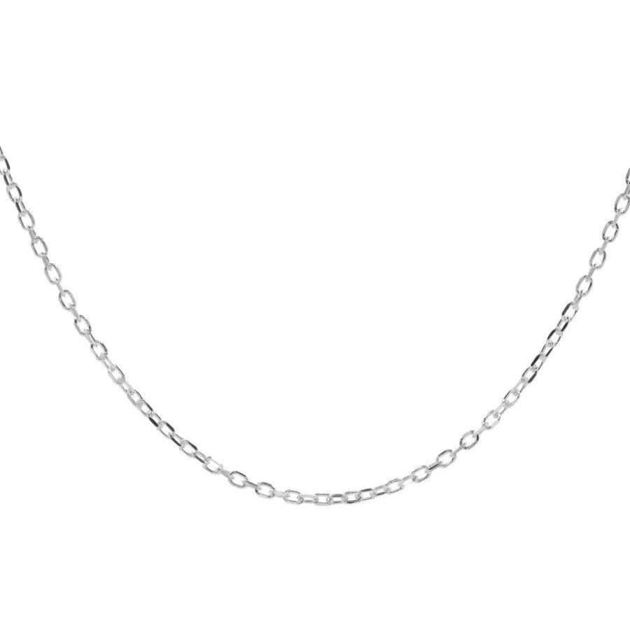 Joyas De Plata Marca DJOYAS | Cadenas De Plata 925 Estilo Clasico 45 Cm