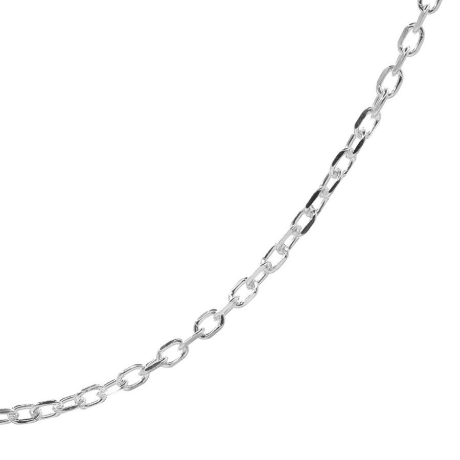 Joyas De Plata Marca DJOYAS | Cadenas De Plata 925 Estilo Clasico 45 Cm