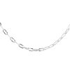 Joyas De Plata Marca DJOYAS | Cadena De Plata 925 Estilo Bilbaina Lisa 50 Cm