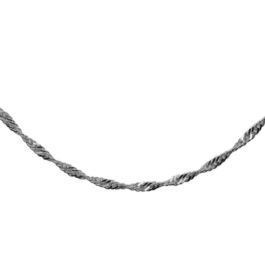 Joyas De Plata BLACK | Cadena De Plata 925 Singapur 60 Cm