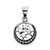 Joyas De Plata BLACK Colgante Plata Lisa | Colgante De Plata 925 Estrellas