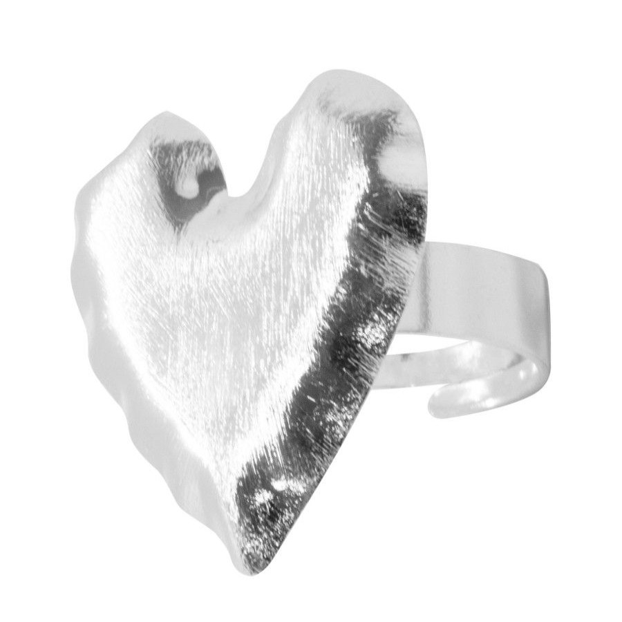 Joyas Enchapadas Marca DJOYAS | Anillo Enchapado En Plata Corazon