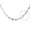 Joyas De Plata Marca DJOYAS | Cadena De Plata 925 Placas De Estrella 45 Cm