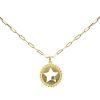 Joyas Enchapadas Marca DJOYAS | Collar Enchapado En Oro Placa Estrella Con Circon