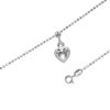 Joyas De Plata Marca DJOYAS | Tobillera De Plata 925 Esferas Con Corazon