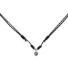 Joyas De Plata BLACK Collares Con Circon | Collar De Plata 925 Hilo Negro Con Circon