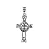 Joyas De Plata Marca DJOYAS Colgante Plata Lisa | Colgante De Plata 925 Cruz Claddagh