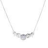 Joyas De Plata Piedras Naturales Collares De Piedra | Collar De Plata 925 Lunas Y Estrellas Con Piedra Luna