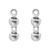 Joyas De Plata Marca DJOYAS | Insumos De Plata 925 Tapa Nudos Shell ( 2 Unidades )