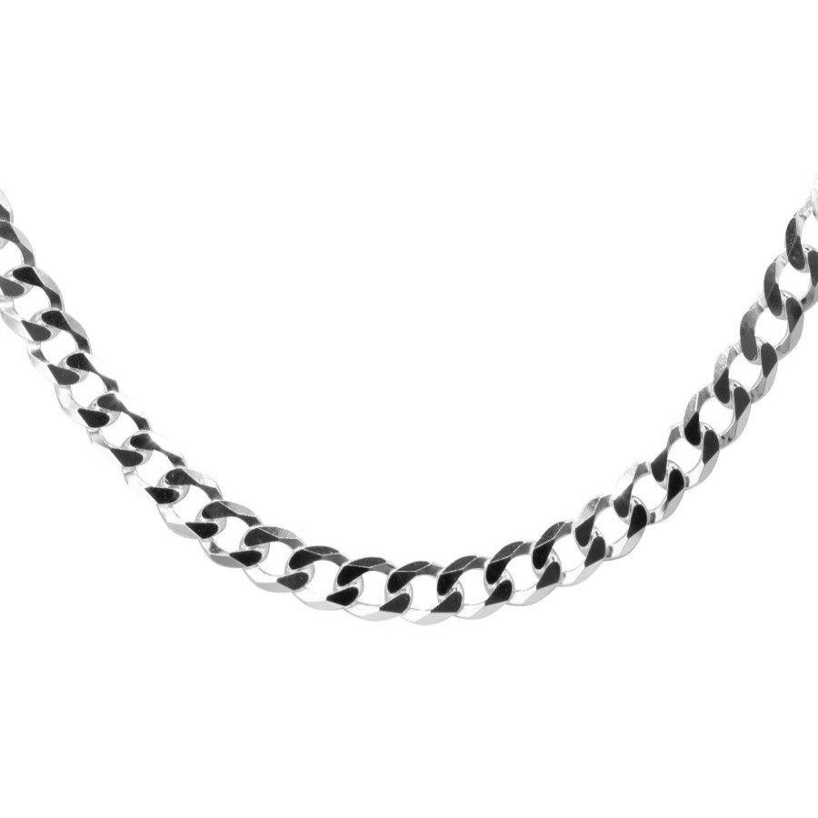 Joyas De Plata BLACK | Cadena De Plata 925 Groumet 50 Cm