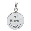 Joyas De Plata DistribuidoraDeJoyas.cl Colgante Plata Lisa | Colgante Plata 925 Mi Mami La Mejor