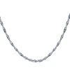 Joyas De Plata BLACK | Cadena Trenza 70 Cm