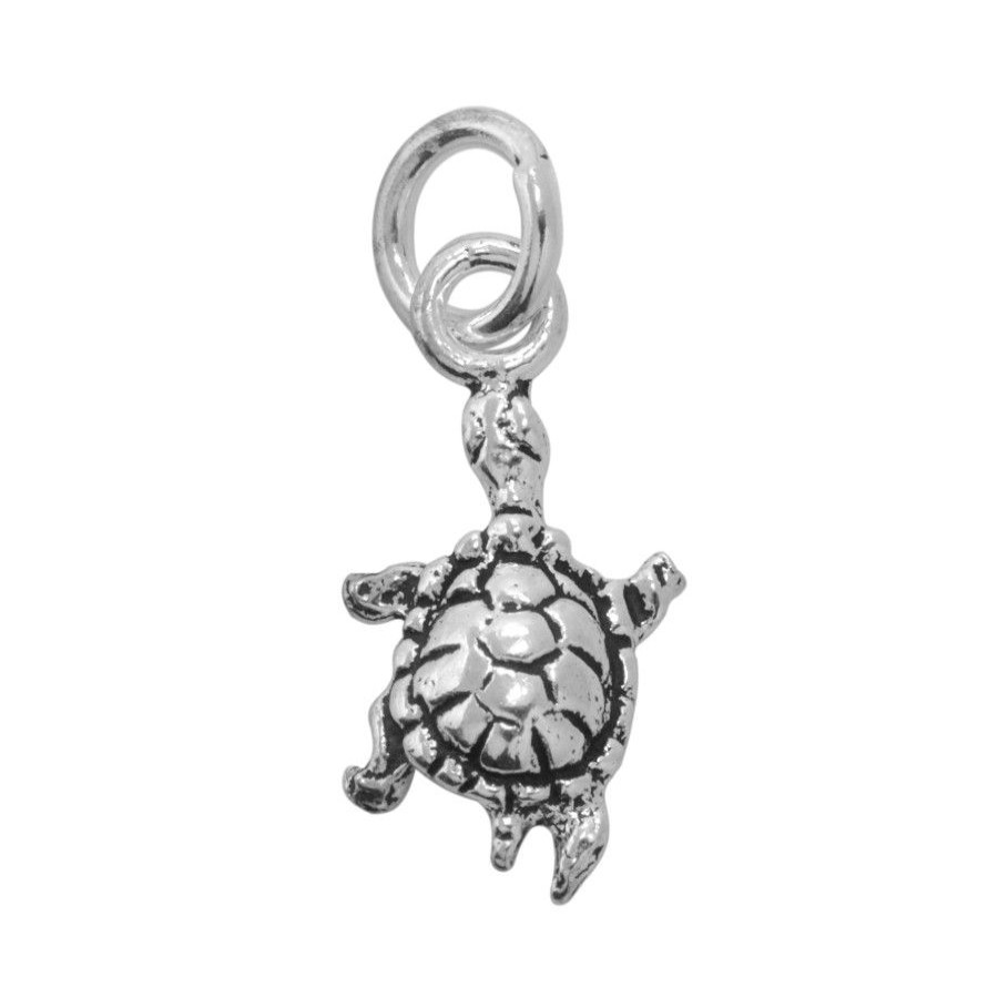 Joyas De Plata Marca DJOYAS Colgante Plata Lisa | Colgante Plata 925 Tortuga