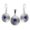 Joyas De Plata BLACK | Conjunto De Plata 950 Wenufoye Con Lapislazuli