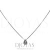 Joyas De Plata BLACK | Punto De Luz Swarovski Gota De Plata 925