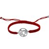 Joyas De Plata DistribuidoraDeJoyas.cl Pulsera Macrame Hilo | Pulsera De Plata 925 Macrame Mama