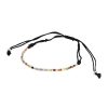 Joyas De Plata Marca DJOYAS Pulsera Macrame Hilo | Pulsera De Plata 925 Agatas De Colores