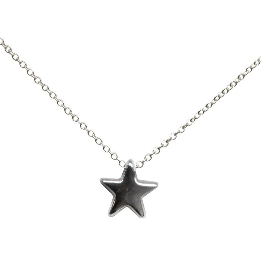 Joyas De Plata DistribuidoraDeJoyas.cl Collares De Plata | Collar Con Estrella