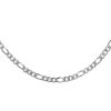 Joyas De Plata Marca DJOYAS | Cadena De Plata 925 Cartier Con Textura 70 Cm