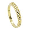 Joyas Enchapadas Marca DJOYAS | Anillo Enchapado En Oro Borde Redondo Con Microcircones