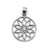 Joyas De Plata BLACK Colgante Plata Lisa | Colgante De Plata 925 Mandala