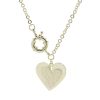 Joyas Enchapadas Marca DJOYAS | Collar Enchapado En Oro Broche Timon Con Placa Corazon