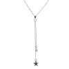 Joyas De Plata BLACK Collares Con Circon | Collar Estrella De Mar Con Circon Rosa