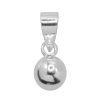 Joyas De Plata BLACK Colgante Plata Lisa | Colgante Esfera 6Mm