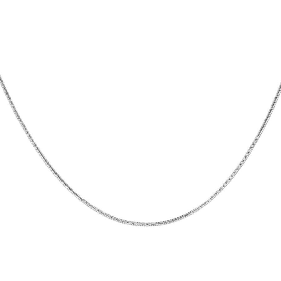 Joyas De Plata Marca DJOYAS | Cadena De Plata 925 Modelo Topo Tallada 50 Cm