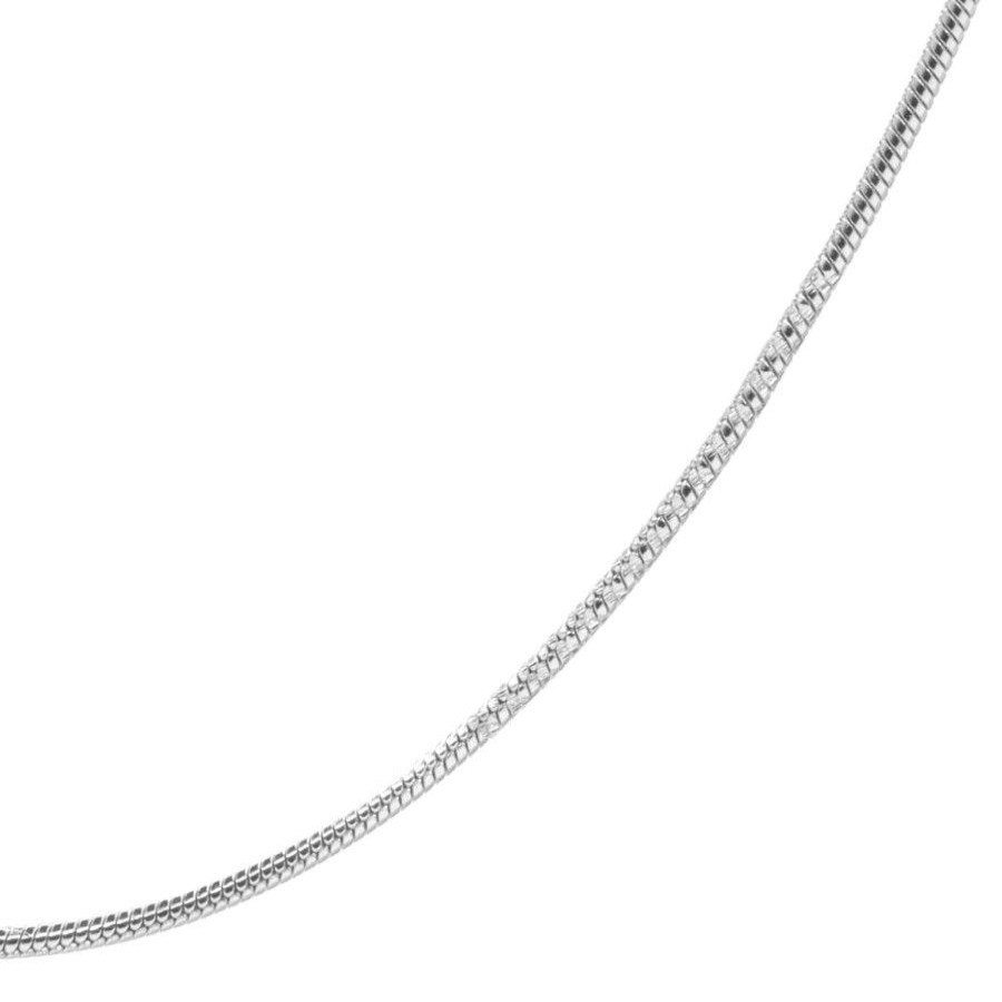 Joyas De Plata Marca DJOYAS | Cadena De Plata 925 Modelo Topo Tallada 50 Cm