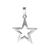 Joyas De Plata Marca DJOYAS Colgante Plata Lisa | Colgante De Plata 925 Silueta De Estrella