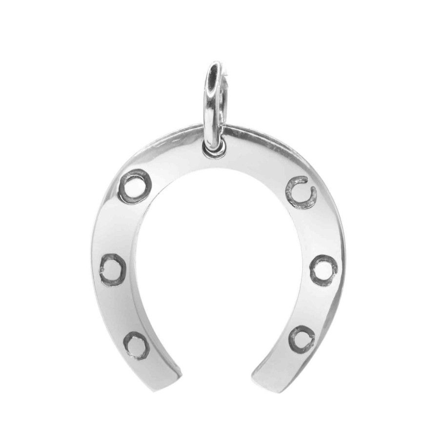 Joyas De Plata Marca DJOYAS Colgantes Hombres | Colgante De Plata 925 Herradura Lisa