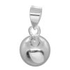 Joyas De Plata DistribuidoraDeJoyas.cl Colgante Plata Lisa | Colgante Convexo Pequeno