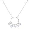 Joyas De Plata Marca DJOYAS Collares Con Circon | Collar De Plata 925 Aro Con Circones