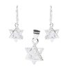 Joyas De Plata BLACK | Conjunto De Plata 925 Circones Piramide