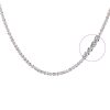 Joyas De Plata Marca DJOYAS | Cadena De Plata 925 Estilo Turbillon 50 Cm