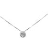 Joyas De Plata Marca DJOYAS Collares Con Circon | Collar De Plata 925 Punto De Luz 40 Cm 6Mm