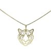 Joyas Enchapadas Marca DJOYAS | Collar Enchapado En Oro Figura De Tigre