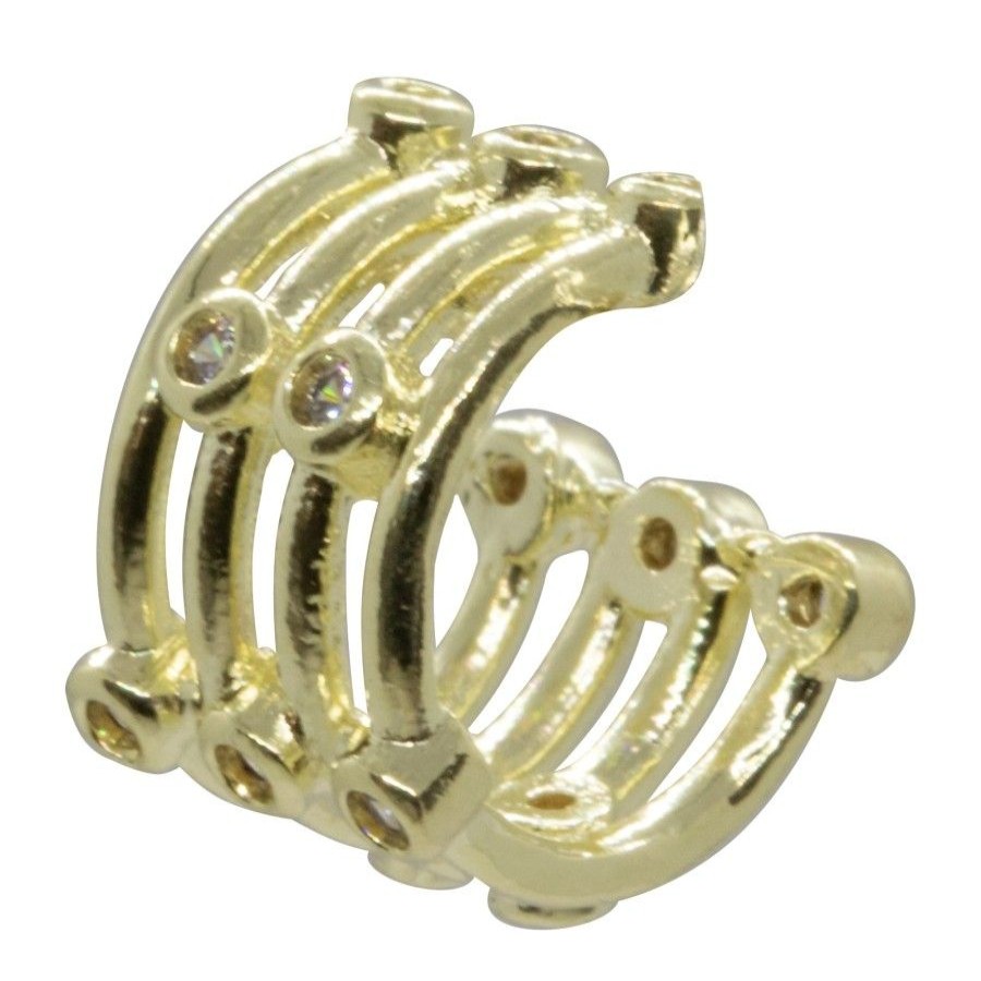 Joyas Enchapadas DistribuidoraDeJoyas.cl Enchapado En Oro | Aro Enchapado En Oro Cuff Circones