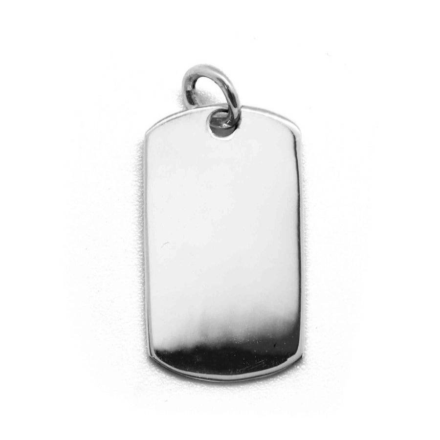 Joyas De Plata BLACK Colgantes Hombres | Colgante De Placa De Plata 925