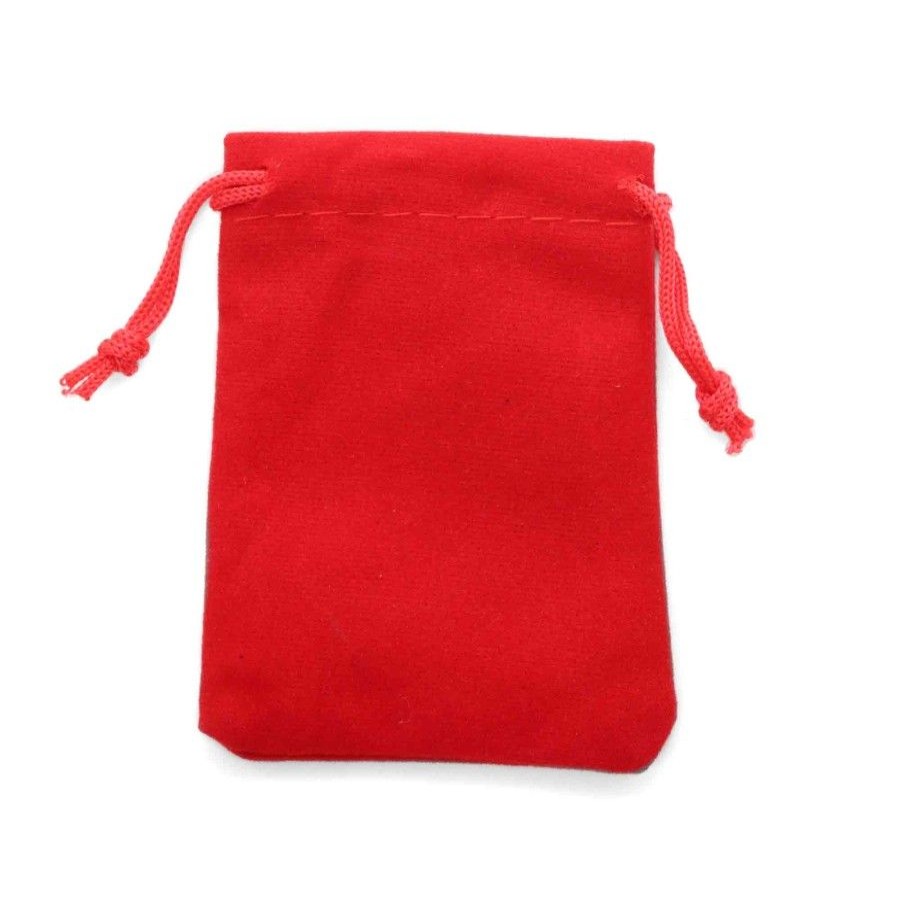 Accesorios Marca DJOYAS | Bolsa De Terciopelo Roja