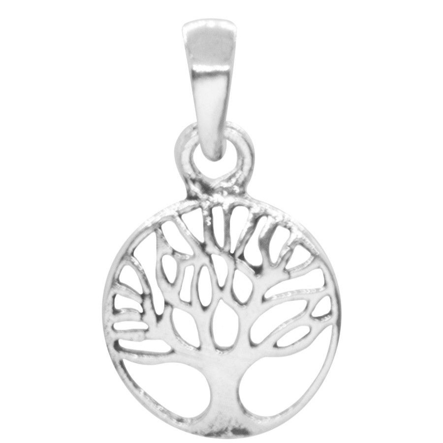 Joyas De Plata DistribuidoraDeJoyas.cl Colgante Plata Lisa | Colgante Arbol De La Vida