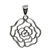 Joyas De Plata BLACK Colgante Plata Lisa | Colgante De Plata 925 Rosa