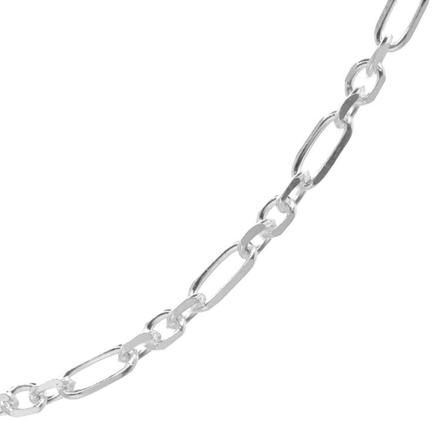 Joyas De Plata Marca DJOYAS | Cadena De Plata 925 Estilo Cartier 50 Cm