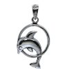 Joyas De Plata DistribuidoraDeJoyas.cl Colgante Plata Lisa | Colgante Diseno Delfin