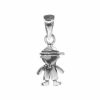 Joyas De Plata Marca DJOYAS Colgantes Nino Nina | Colgante De Plata 925 Pequeno Nino